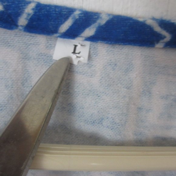 EKO MODA Medical Scrub Shirt women Tasmanian Devil flannel L Warner Vintage - Picture 5 of 9